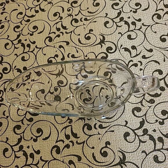 Crisa Libbey Glass Gravy Boat - Picture 2 of 8